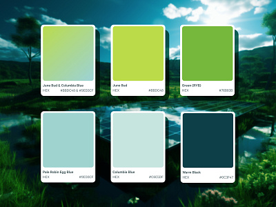 ECO - colour Palette colour pallets colours hex value sustainability web friend
