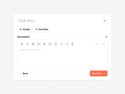 Task Edit button design system edit edit text figma form forms input modal task text text area text field ui uikit ux wireframe