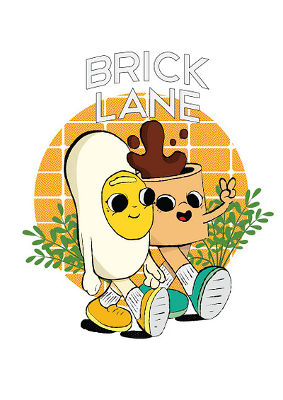 Brick Lane; illustration & design branding design graphic design illustration illustrator typography vector