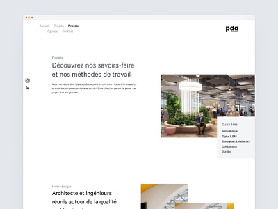 Pda.Archi - Website architecture ui ux webdesign webflow website