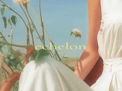 Echelon studio branding fashion graphic design logo ui