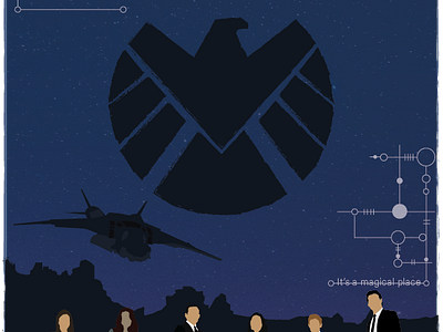 Agents of S.H.I.E.L.D poster agents of shield design graphic design illustration marvel quake