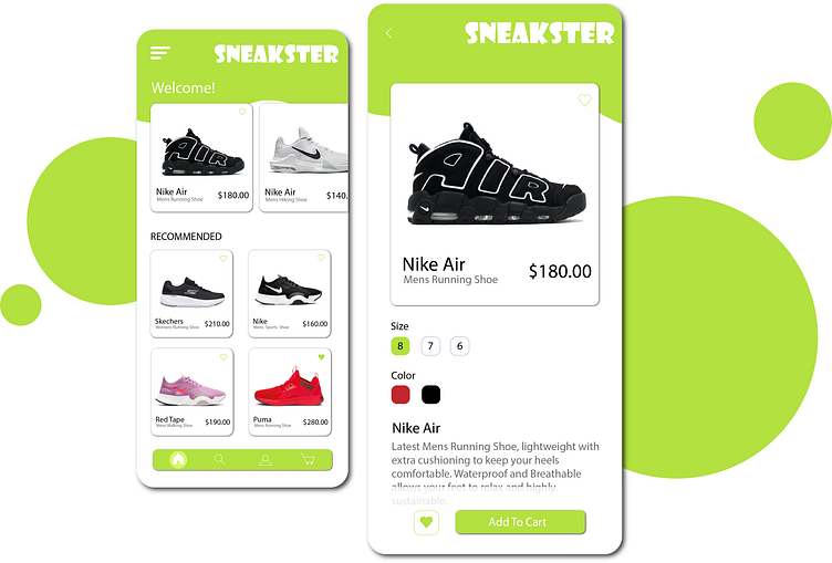 Shoe App Ui Design by Amanda Kshatriya on Dribbble