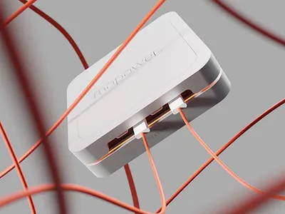 Power Bank Product Render 3d 3d animation animation blender branding design graphic graphic design logo motion graphics product ui vector